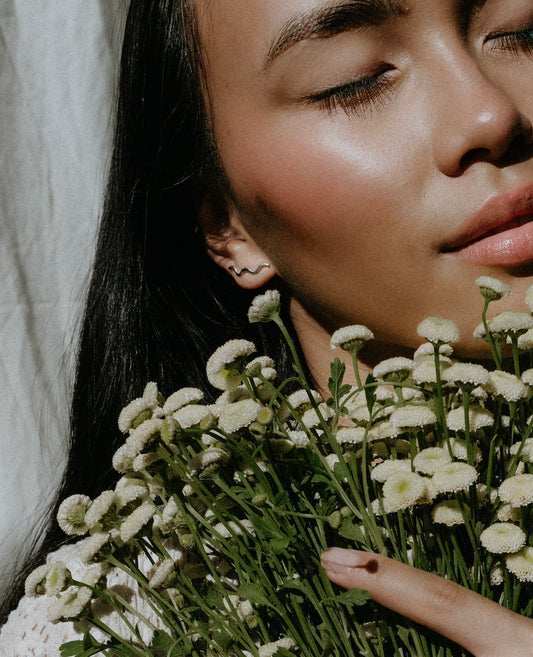 Movement stud earring - 925 Silver