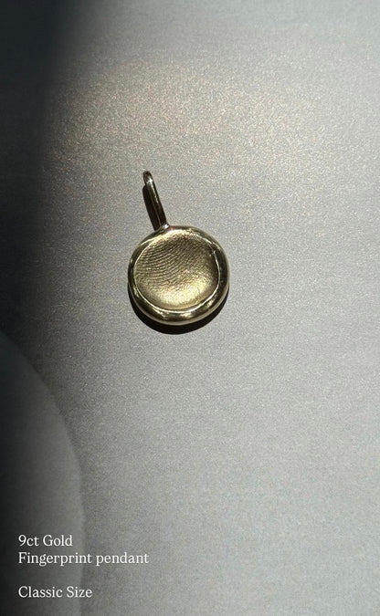 Gold Fingerprint Pendant Kit / PRE-ORDER