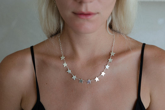 (Petite) Group Dance Necklace - 925 Silver
