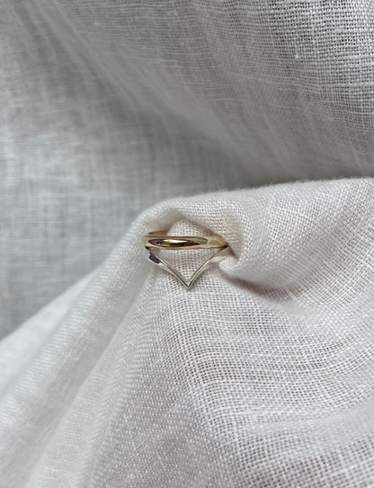 Wishbone band - 925 Silver