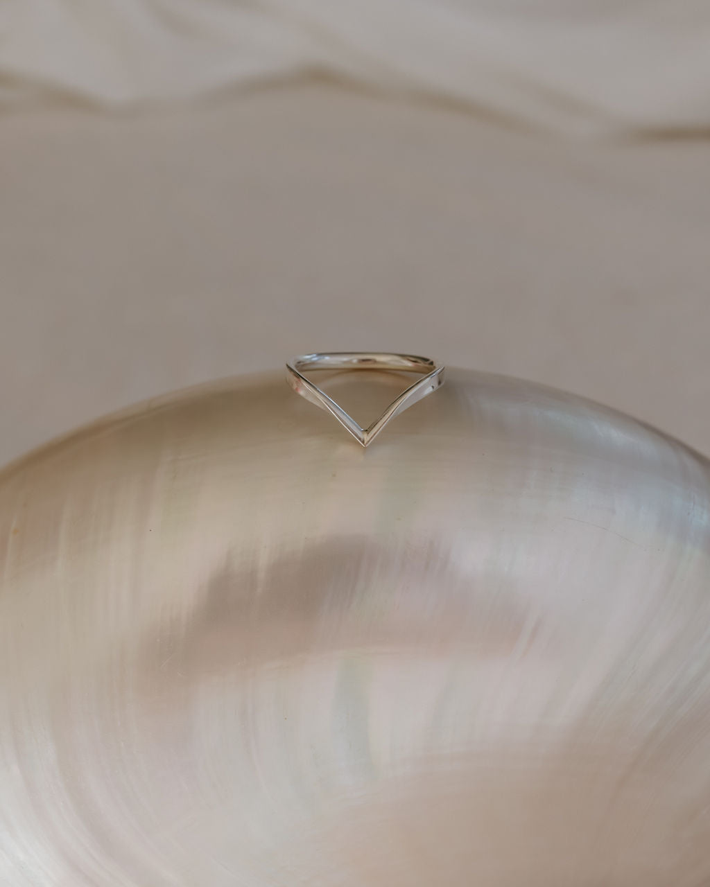 Wishbone band - 925 Silver