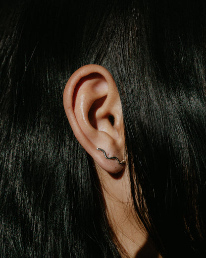 Movement stud earring - 925 Silver