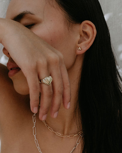 Giving Heart Ring - 9ct Gold